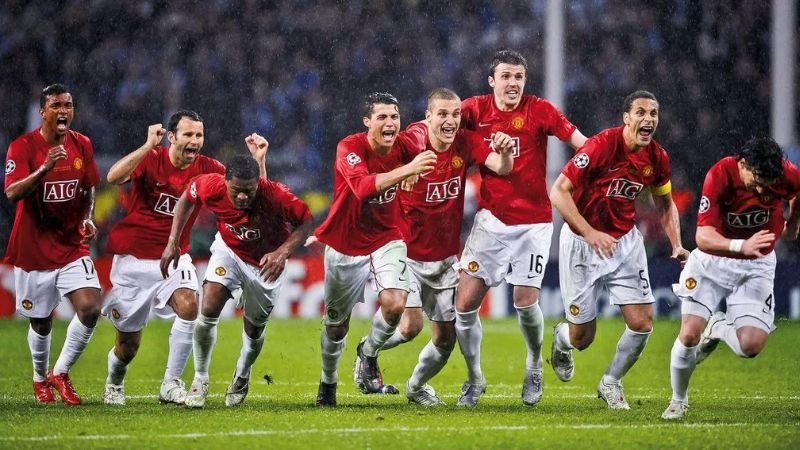 Man United  có 3 lần giành chức vô địch Champions League